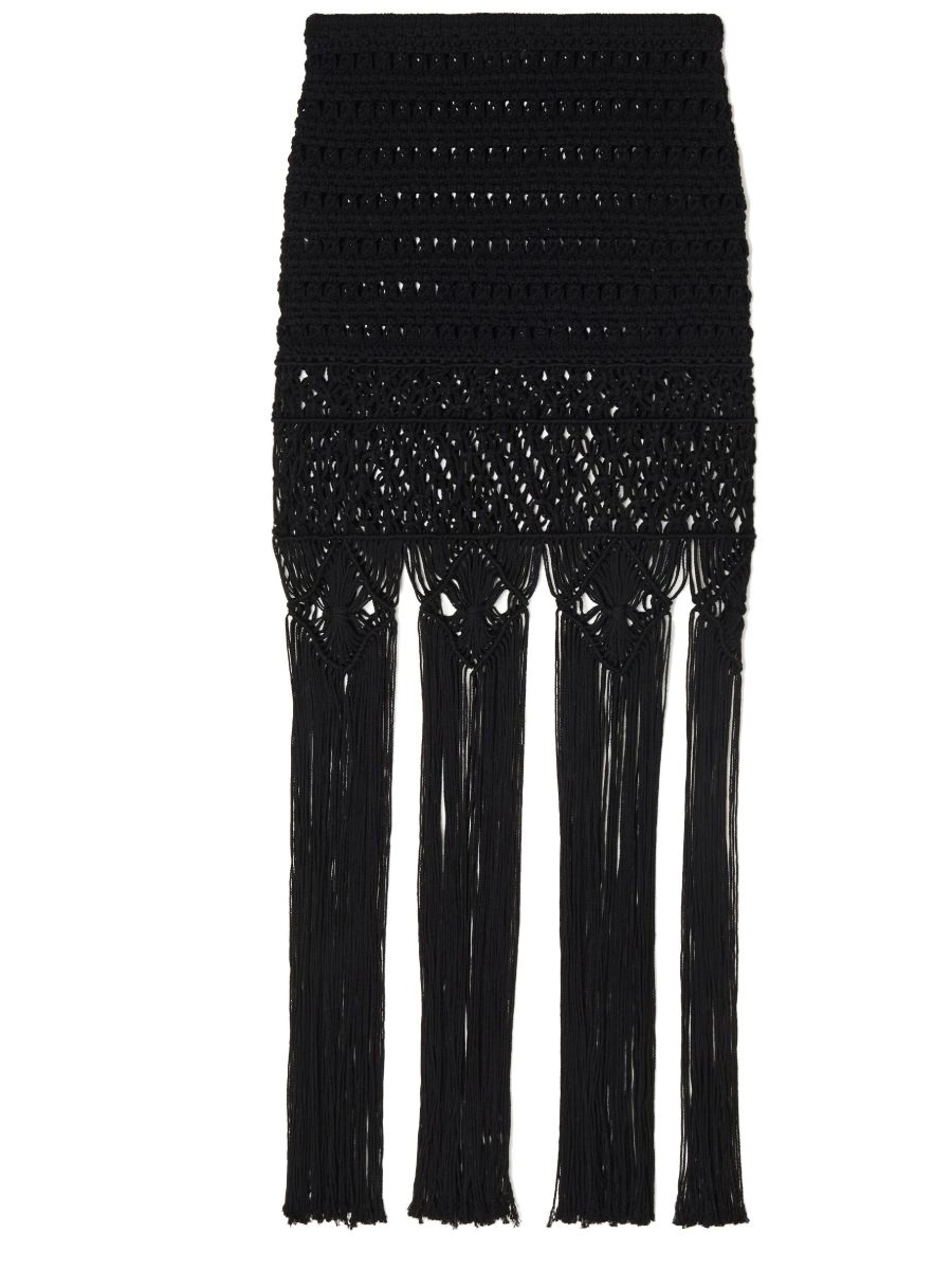 Affordable Women Love India A crochet skirt To Alanui Letter 0814